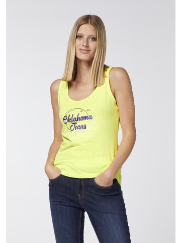 Oklahoma Jeans Tanktop in Grün