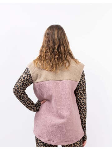 eivy Weste Lumberjackie Sherpa Vest in Sand Faded Woodrose