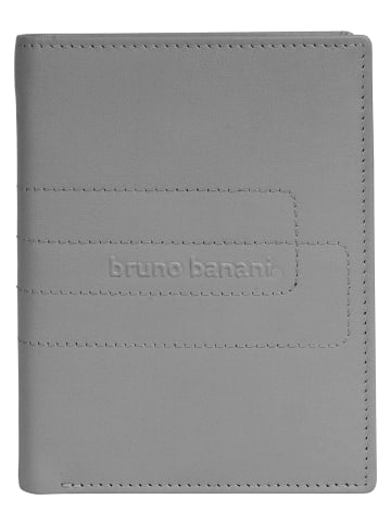 Bruno Banani Geldbörse echt Leder in grau