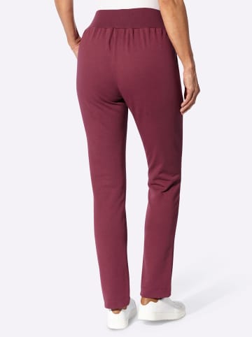 WITT WEIDEN Jersey-Hose in bordeaux