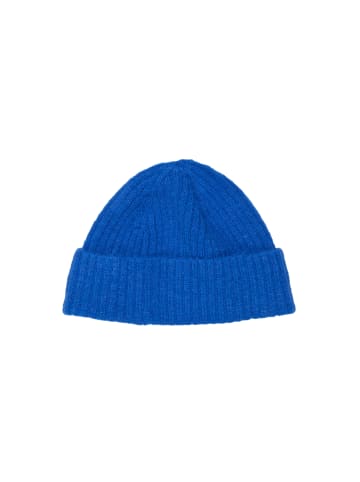 Marc O'Polo DENIM Bouclé-Strickmütze in Pale Cobalt