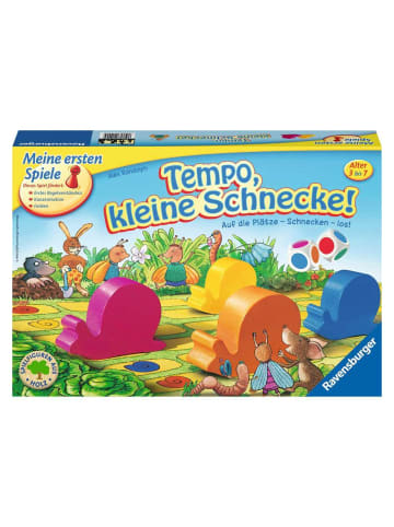 Ravensburger Laufspiel Tempo, kleine Schnecke! - Kinderspiel ab 3 Jahre 3-7 Jahre in bunt