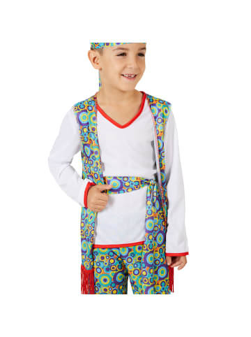 tectake Blumenkind/Friedensfreund, Gr. 116 (5-6 Jahre), Lässiger Bindegürtel