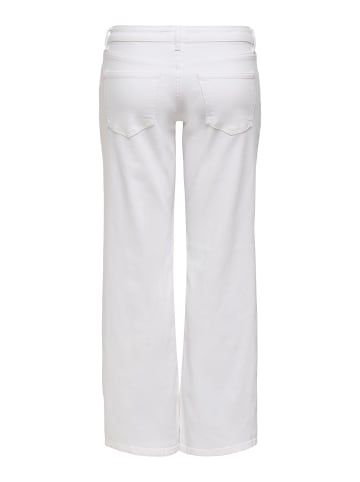 ONLY Jeans mit weitem Bein in White Denim