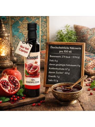 Granar Granatapfel Essenz (Nar Eksi) ohne Zusätze, 100% Granatapfel von Copaya