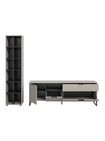 ebuy24 Regalsystem Noida (2-teilig) Kaschmir 245 x 41 cm