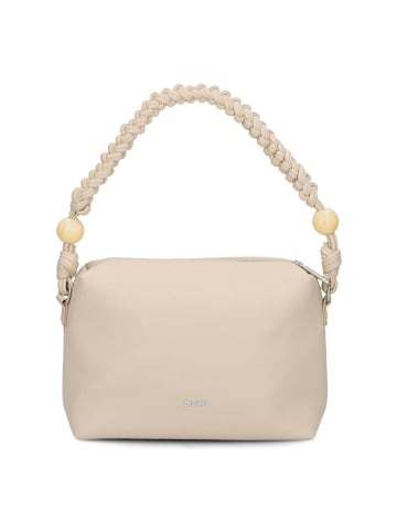 Zwei Perla Schultertasche 27 cm in sand