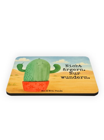 Mr. & Mrs. Panda Kühlschrankmagnet Kaktus Wut Design mit Spruch in Weiß