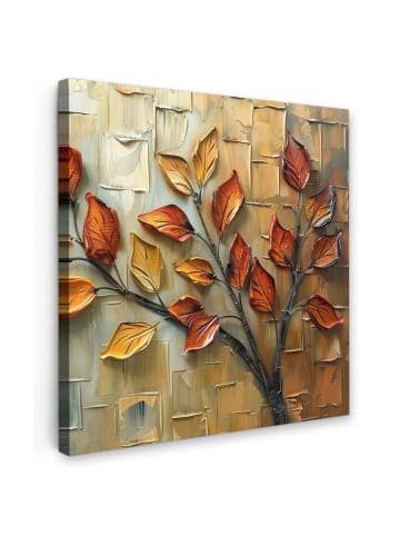 MuchoWow Leinwand bilder Herbstblätter (BxH)