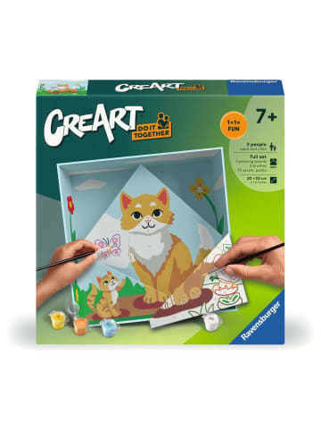 Ravensburger Kreativität CreArt Do it together - Katze Ab 7 Jahre in bunt