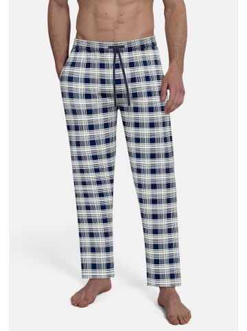 Bugatti Lange-Hose Genua in blau-dunkel-Karo