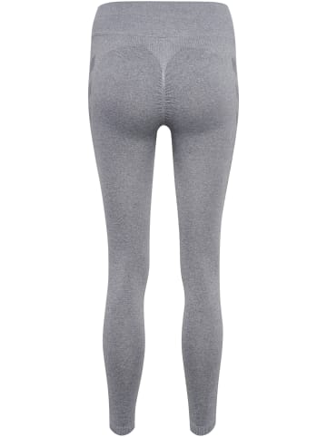 Hummel Hummel Leggings Hmlci Yoga Damen Atmungsaktiv Schnelltrocknend Nahtlosen in GREY MELANGE