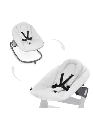 Hauck Bouncer 2in1 Premium (verstellbarer Neugeborenenaufsatz in grau