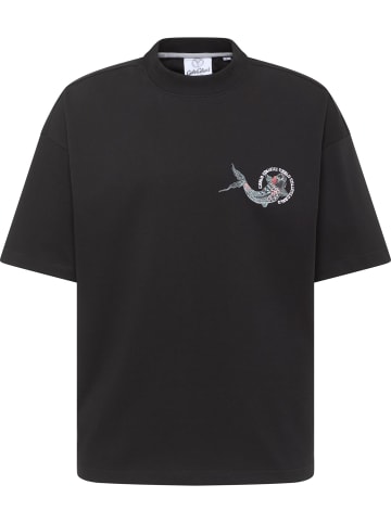 Carlo Colucci T-Shirt Dorio in Schwarz