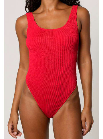 Moda Minx Badeanzug Scrunch in Red