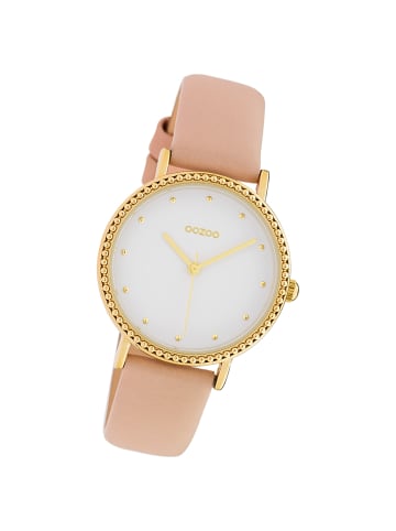 Oozoo Analog-Armbanduhr Oozoo Timepieces rosa mittel (ca. 34mm)