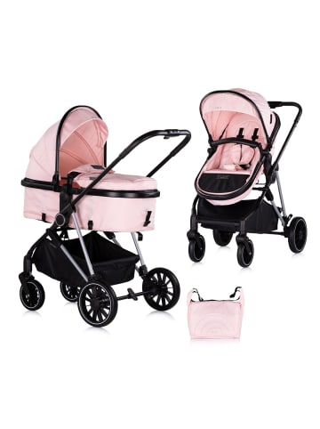 Chipolino Kinderwagen Aura 2 in 1 in rosa