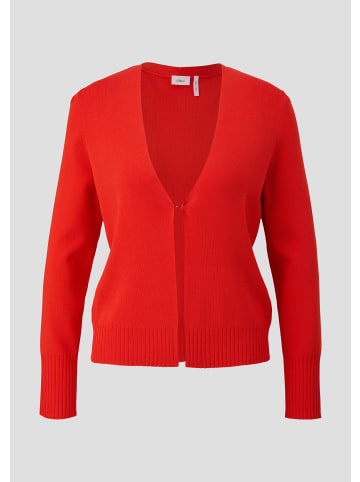 s.Oliver BLACK LABEL Strickjacke langarm in Rot