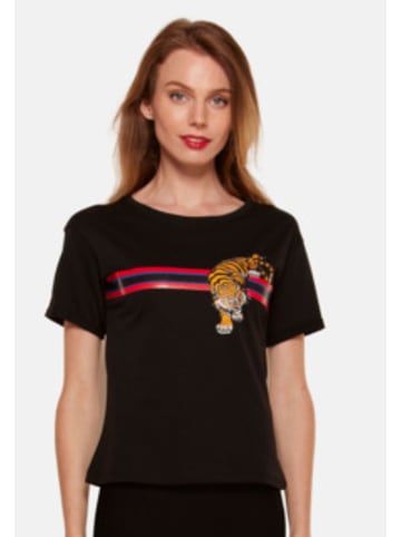 TOOCHE T-Shirt "Tiger" in Weiß