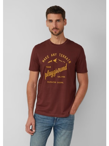 s.Oliver T-Shirt in 39D1_bordeaux
