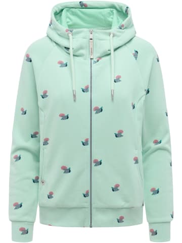 ragwear Kapuzensweatjacke Fllawia Shells in Mint