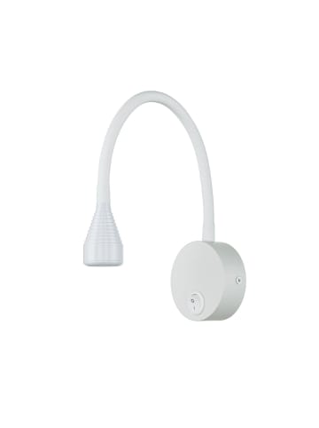 Licht-Erlebnisse Wandlampe EEK G (B)7.5 x (H)41.5 cm in Weiß
