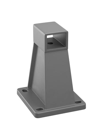 SONGMICS Wandhalterung für Seitenmarkisen Sheld in Grau - (B)9 x (H)8 x (T)13.5 cm
