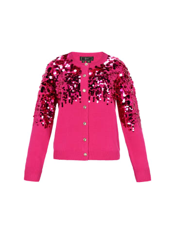 faina Women Cardigan in fuchsia
