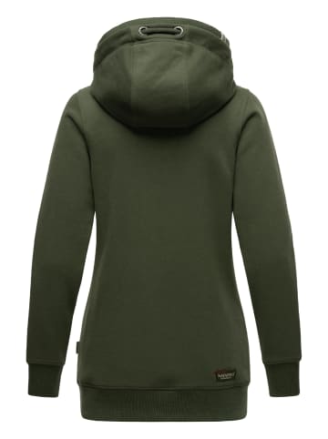 Navahoo Kapuzensweatshirt Zauberelfe in Dark Olive