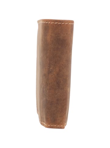 Greenburry Geldbörse Leder 12 cm in brown
