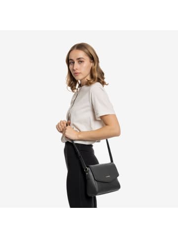 Lazarotti Bologna Leather Umhängetasche Leder 22 cm in black