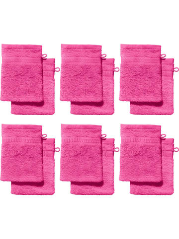 REDBEST Frottier Waschhandschuh 12er-Pack Chicago in pink