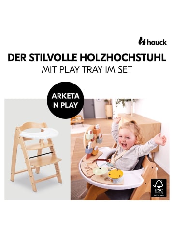 Hauck Hochstuhl Arketa inkl. Play Tray Basis - in brown