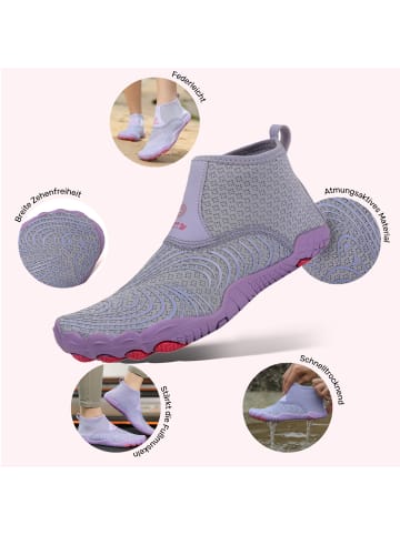 DOTALES GripStep Barfußschuhe in  Lila 41