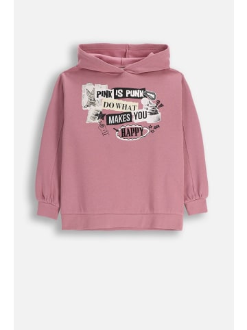 Coccodrillo Gefüttertes Sweatshirt in gedämpftes Rosa