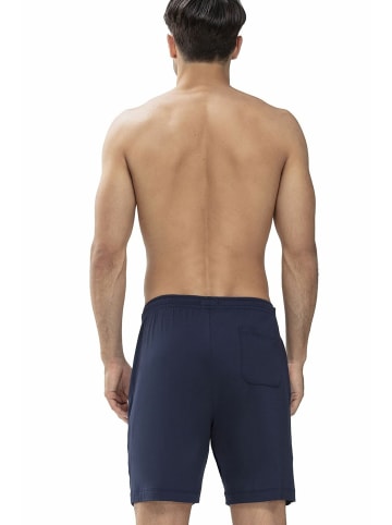 Mey Pyjama kurz für Herren in blau