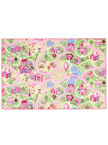 Snapstyle Kinder Spiel Straßenteppich in rosa