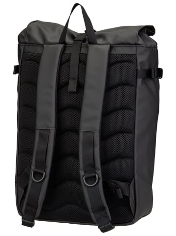 SANDQVIST Rucksack Stream Slim Rolltop L in Black