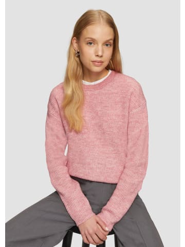 QS Strickpullover langarm in Pink