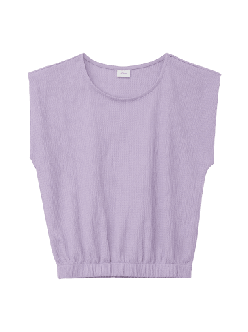 s.Oliver T-Shirt kurzarm in Lila