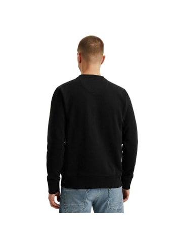 PME Legend Pullover CREWNECK LOGO CARRIER in Schwarz