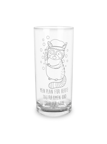 Mr. & Mrs. Panda Glas Waschbär mit Spruch in Transparent