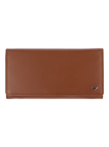 Golden Head Polo Geldbörse RFID Schutz Leder 19 cm in cognac