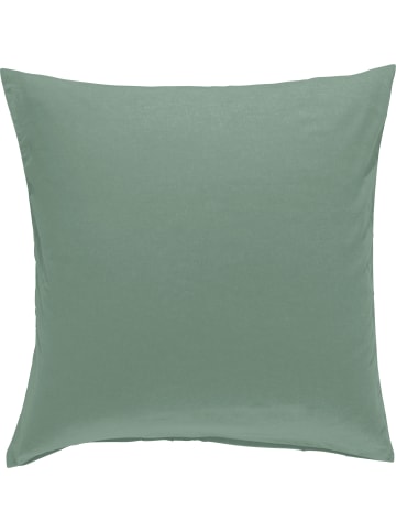 Erwin Müller Edel Flanell Kuschelkissenbezug Nördlingen in jade