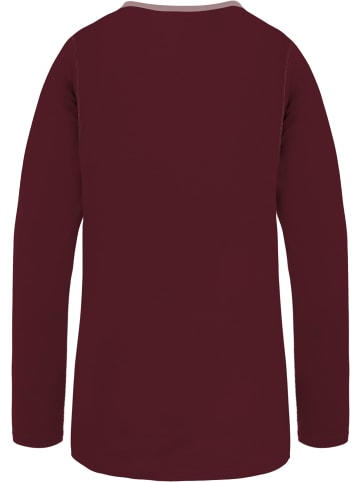 Normani Outdoor Sports Kinder Merino Langarm Bilingurr in Bordeaux
