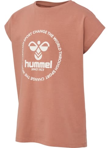 Hummel Kinder Sportshirt "Hmljumpy T-Shirt S/S" in Braun