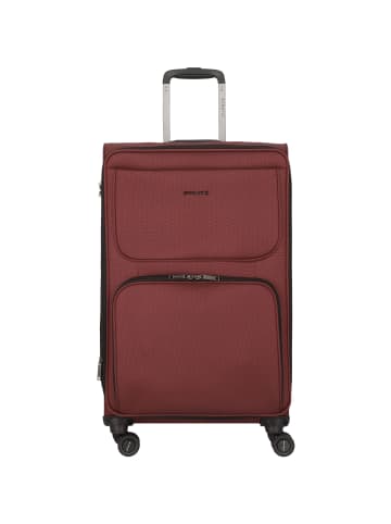 Stratic Bendigo Light Plus 4-Rollen Trolley 72 cm Laptopfach redwine