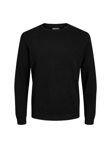 Jack and Jones JJEBASIC Knit Crew Neck in Schwarz
