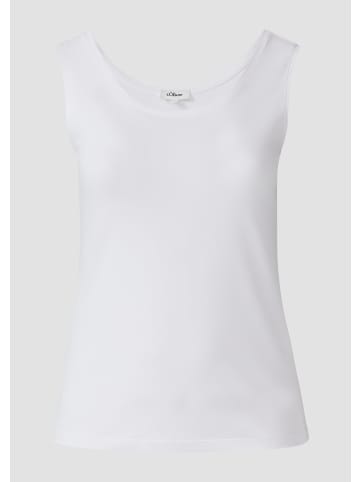 s.Oliver T-Shirt in 0100_weiß