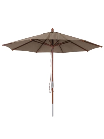 MCW Gastro Holz-Sonnenschirm C57b, Taupe